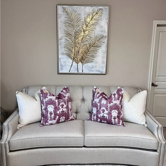 1-NWT SPANISH WOVEN GREEK GARDEN DESIGN PILLOW (Read description for details) - Picture 4 of 11